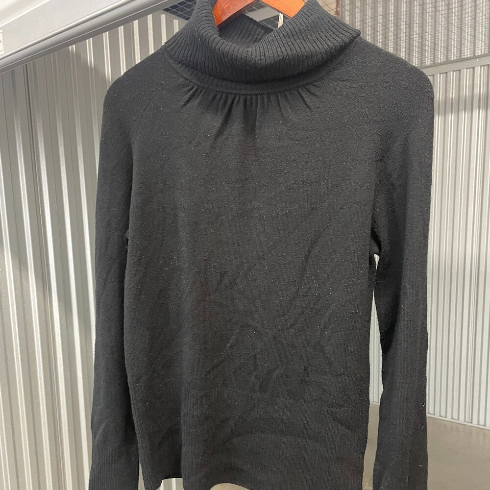 Black Turtleneck Sweater Size XL